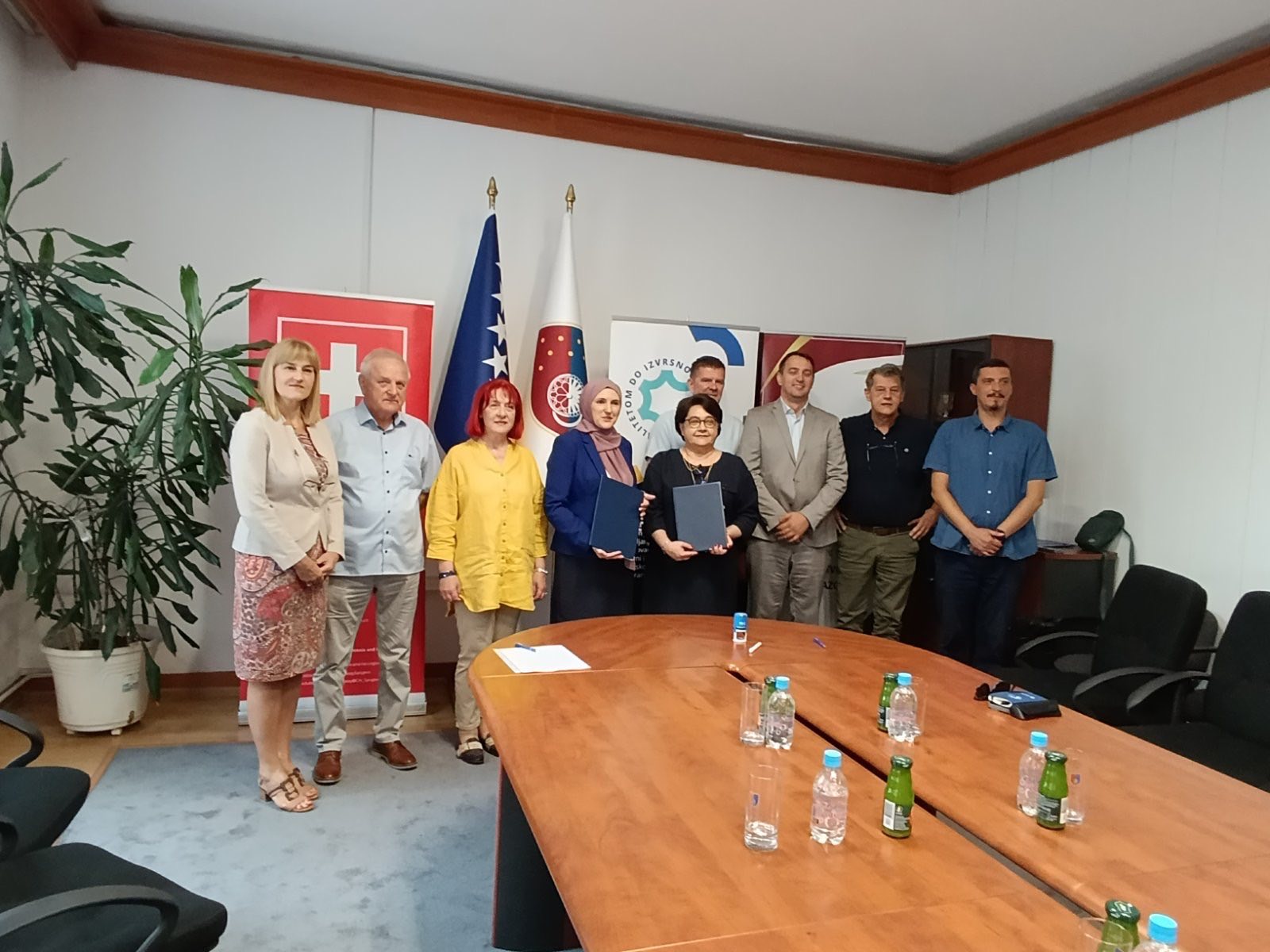 Predsjednik Udruženja poslodavaca Kantona Sarajevo Suad Ećo prisustvovao potpisanju Protokola između Ministarstva za odgoj i obrazovanje Kantona Sarajevo i GOPA-e