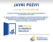 Rekordnih 20,3 miliona KM za zapošljavanje i profesionalnu rehabilitaciju osoba s invaliditetom