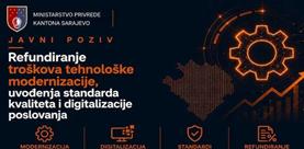 Otvoren javni poziv: KS osigurao 2 miliona KM za digitalizaciju i modernizaciju privrede